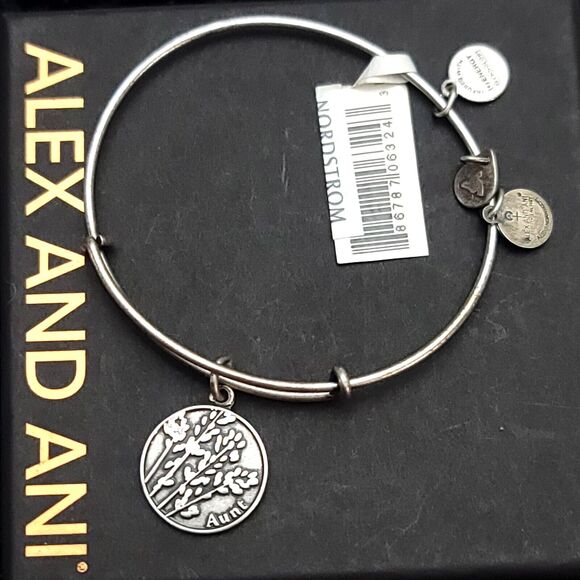 Alex And Ani Aunt Charm Bracelet - Picture 1 of 6